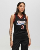 Mitchell & Ness Nba Women's Swingman Jersey Philadelphia 76ers 2000 01 Allen Iverson #3 Black Jerseys