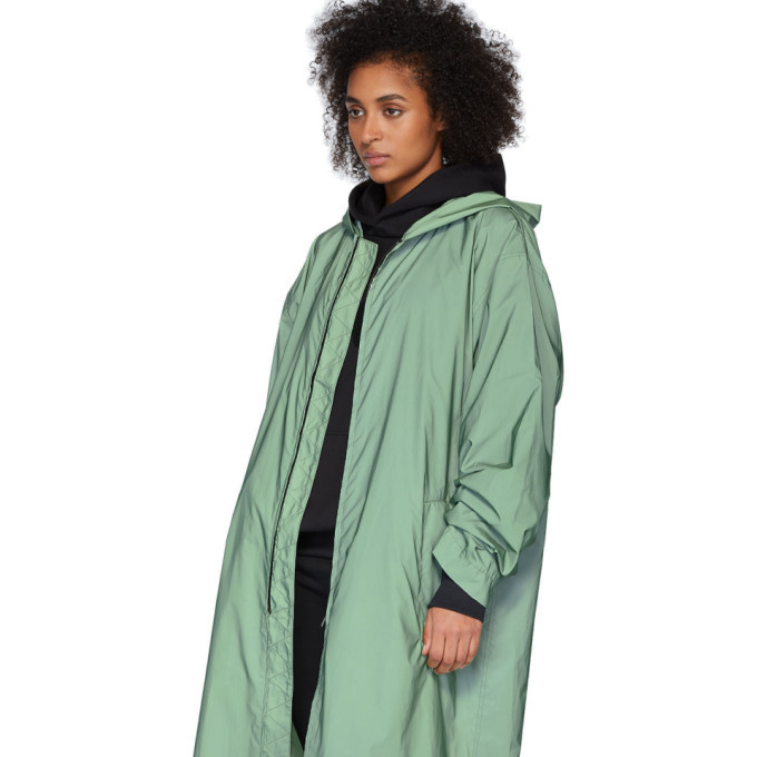 Fear of God Green Sixth Collection Hooded Raincoat Fear Of God
