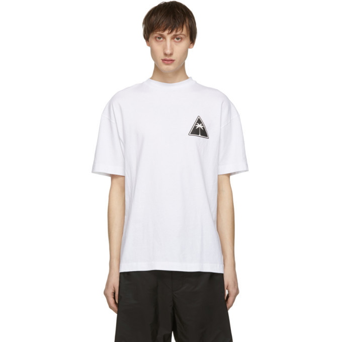 Photo: Palm Angels White Palm Icon T-Shirt