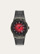 Ferragamo Mens F-80 Classic GMT watch in Red