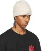 AMIRI Off-White Cardigan Beanie