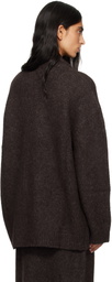 Lauren Manoogian Brown Loft Shawl Cardigan