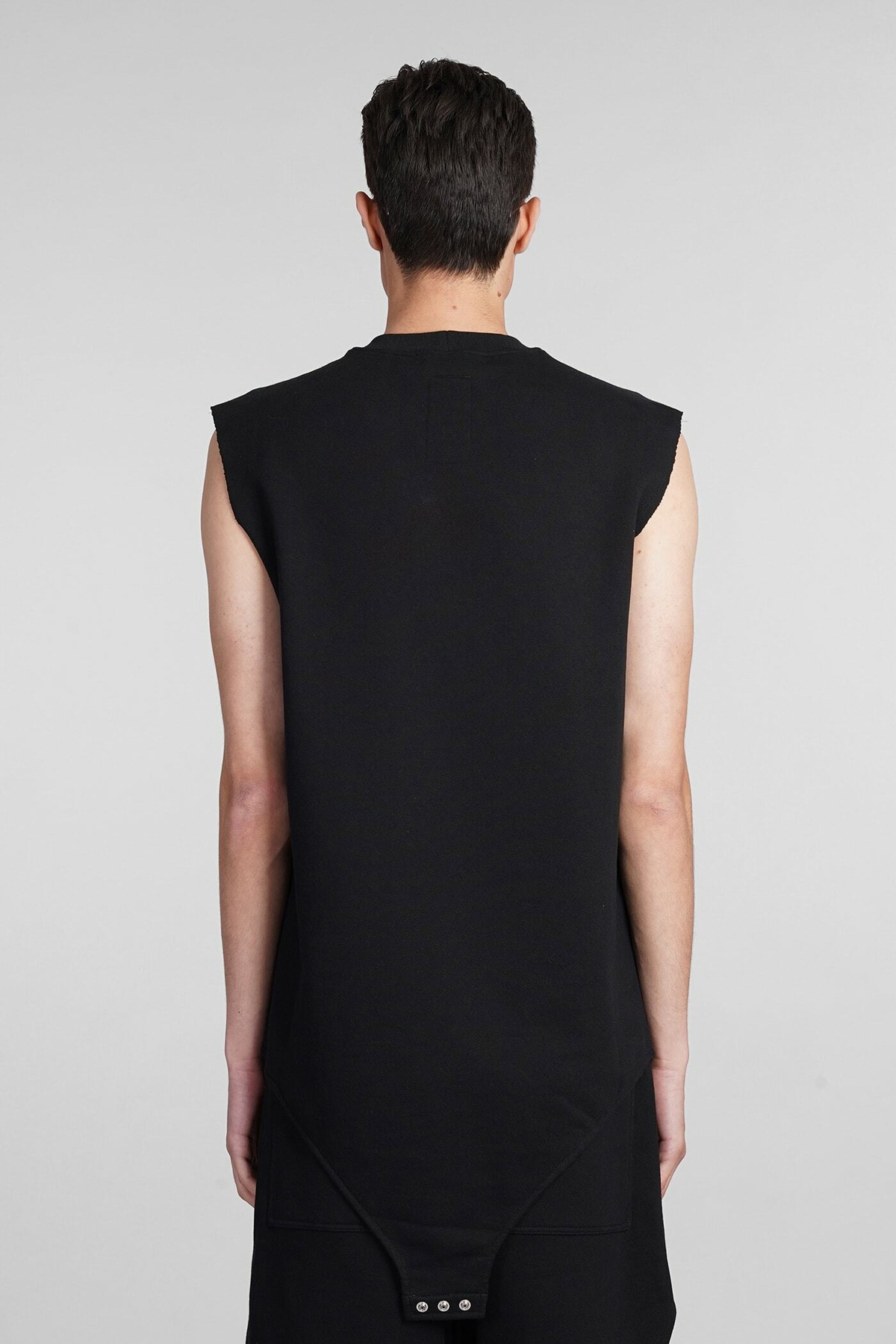 Rick Owens x Champion Sl Body Tank Top In Black Cotton Rick Owens