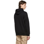 Burberry Black Logo Applique Kenford Hoodie