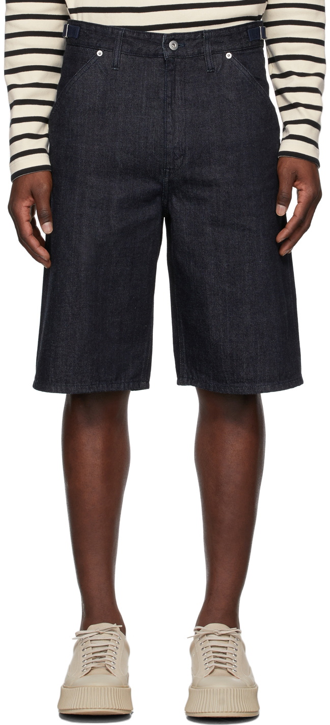 Jil Sander Navy Denim Shorts Jil Sander