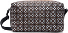 BAO BAO ISSEY MIYAKE Gray & Orange Saddle Rough Bag
