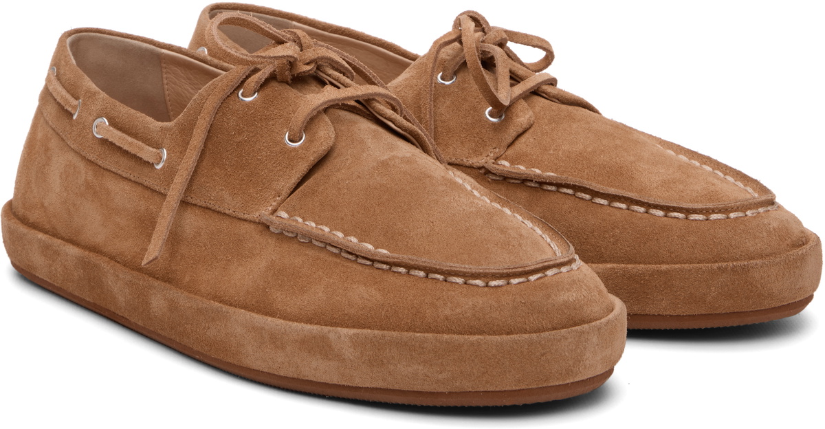 Marsèll Tan Scatopelle Boat Shoes