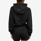 Casablanca Women's Casa Column Patch Cropped Hoodie in Black