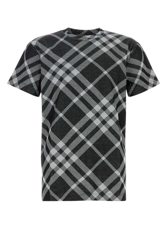Photo: Burberry Printed Stretch Cotton Blend T-shirt