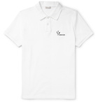 Moncler - Maglia Cotton-Piqué Polo Shirt - White