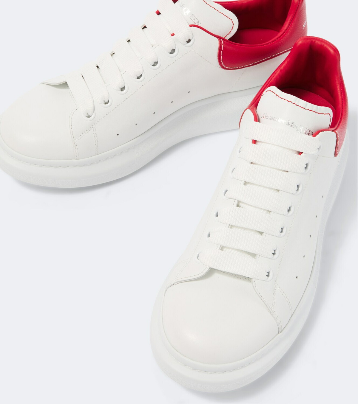 McQueen Oversized leather sneakers