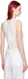 Gabriela Coll Garments White No.256 Tank Top