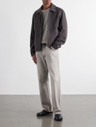 Mr P. - Herringbone Wool, Silk and Cashmere-Blend Blouson Jacket - Brown