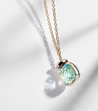 Pomellato Nudo Mini 18kt rose gold pendant necklace with topaz and diamonds