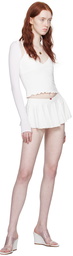 Frankies Bikinis White Star Skort