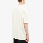 ADER Error Men's Union Logo T-Shirt in Light Yellow