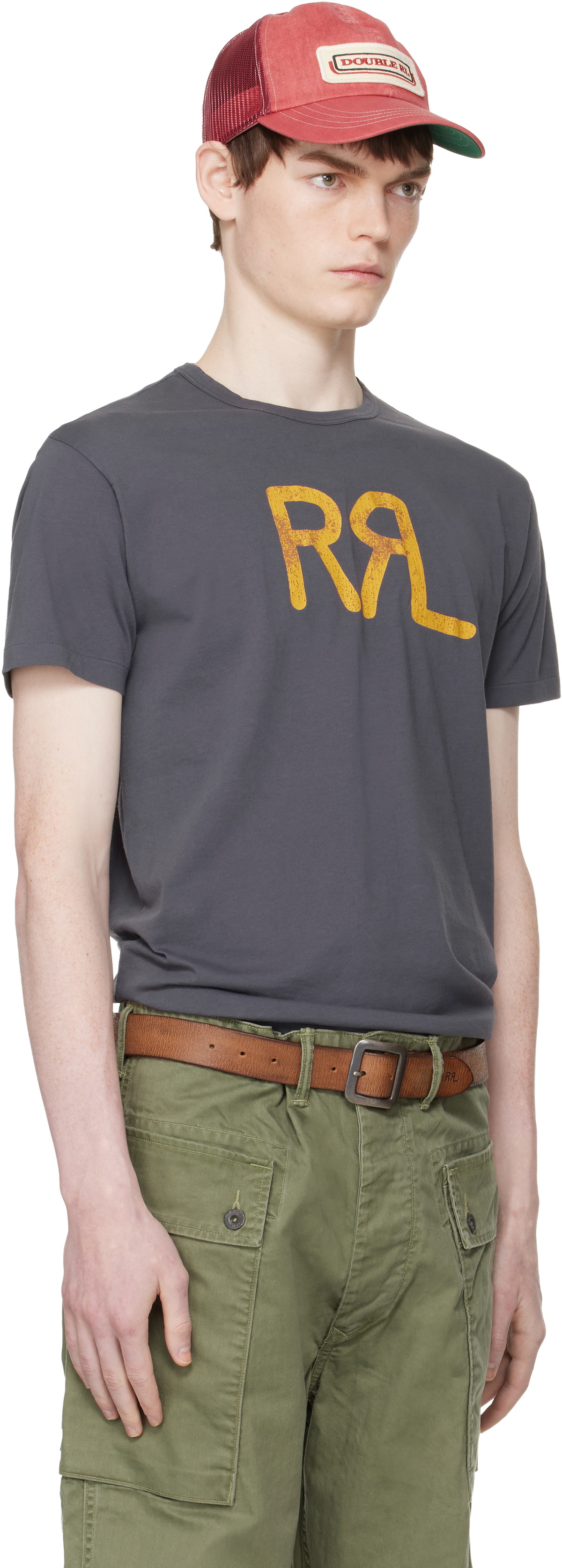 RRL Navy Ranch Logo T-shirt