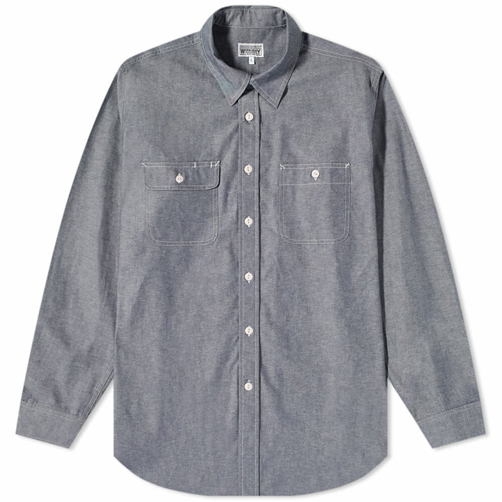 Photo: Engineered Garments Men's Utility Shirt in Indigo