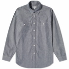 Engineered Garments Men's Utility Shirt in Indigo