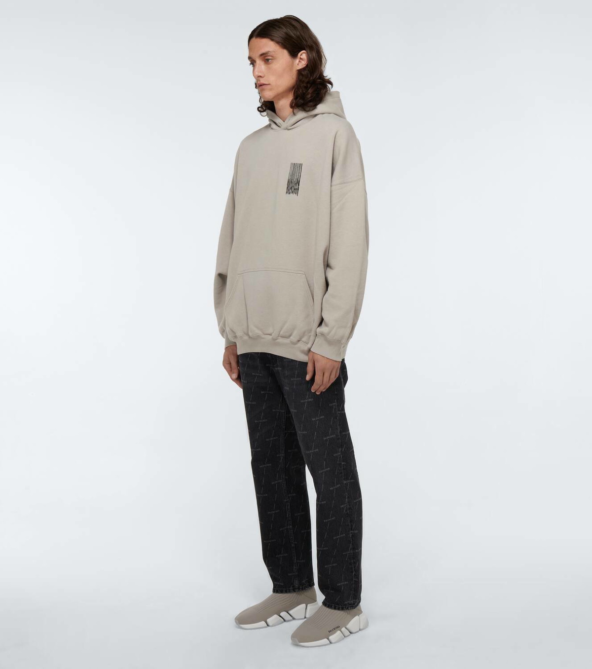 Balenciaga Barcode hooded sweatshirt