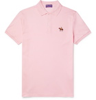 Ralph Lauren Purple Label - Cotton-Piqué Polo Shirt - Pink