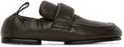 Dries Van Noten Green Leather Padded Loafers