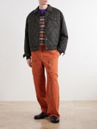 Aimé Leon Dore - Aviator Straight-Leg Cotton-Canvas Trousers - Orange