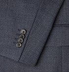Caruso - Slim-Fit Prince of Wales Checked Wool Suit Jacket - Blue