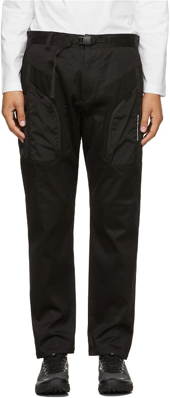 Photo: White Mountaineering Black Solotex Luggage Trousers