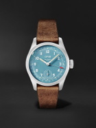 Oris - Big Crown Hand-Wound 38mm Stainless Steel and Leather Watch Ref. No. 01 473 7786 4065