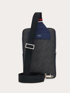 Ferragamo Mens Single-strap backpack - Citymatch Capsule in Blue
