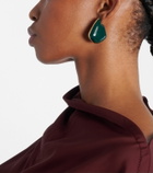 Bottega Veneta Fin Small sterling silver earrings