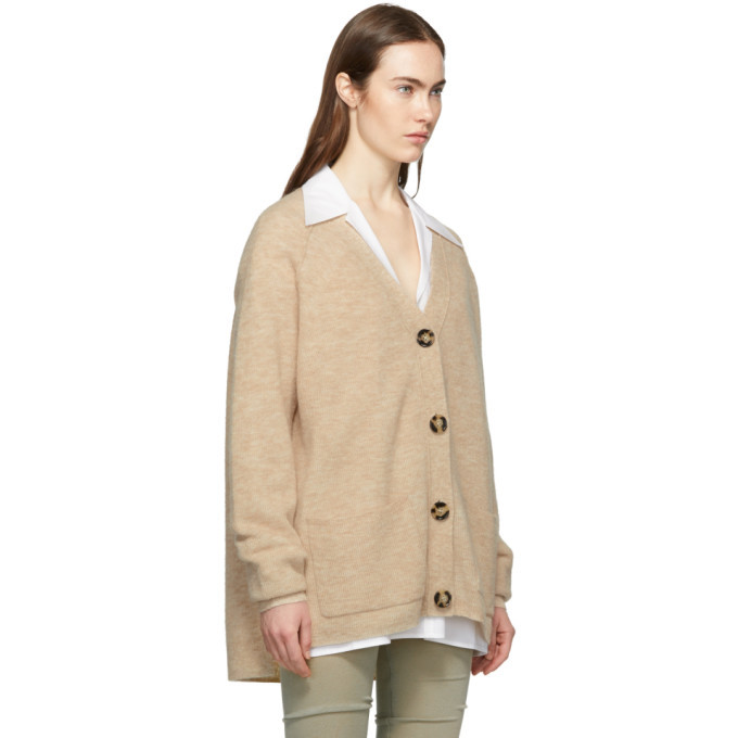 Acne Studios Beige Kaya Raglan Cardigan Acne Studios