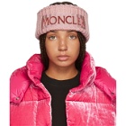 Moncler Pink Logo Headband