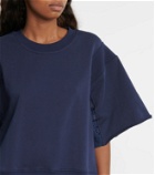 See By Chloé Broderie anglaise cotton sweatshirt dress