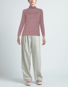 Kiton Womens Turtleneck Mauve