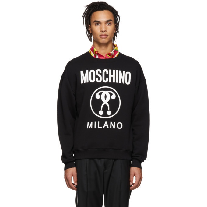 Photo: Moschino Black Logo Sweatshirt