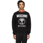 Moschino Black Logo Sweatshirt