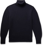 Private White V.C. - Cashmere Rollneck Sweater - Blue