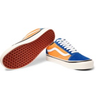 Vans - Anaheim Old Skool 36 Leather-Trimmed Canvas and Suede Sneakers - Men - Blue