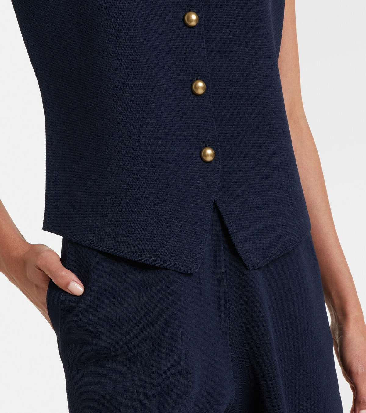 Max Mara Crêpe vest