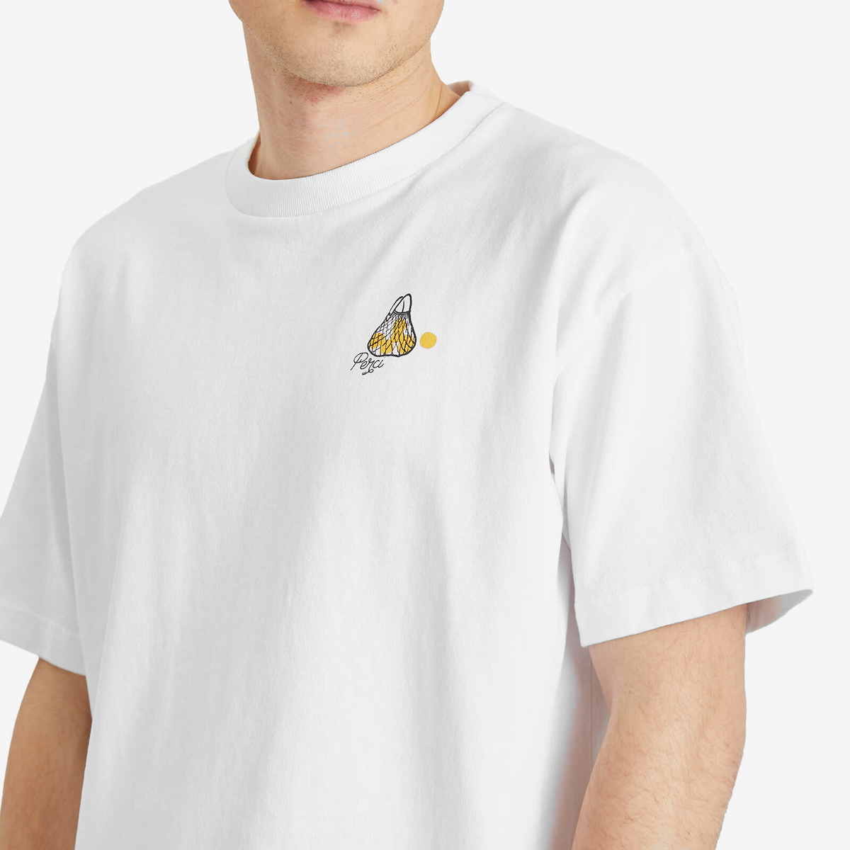 Percival Men's Arancia Oversized T-Shirt in White