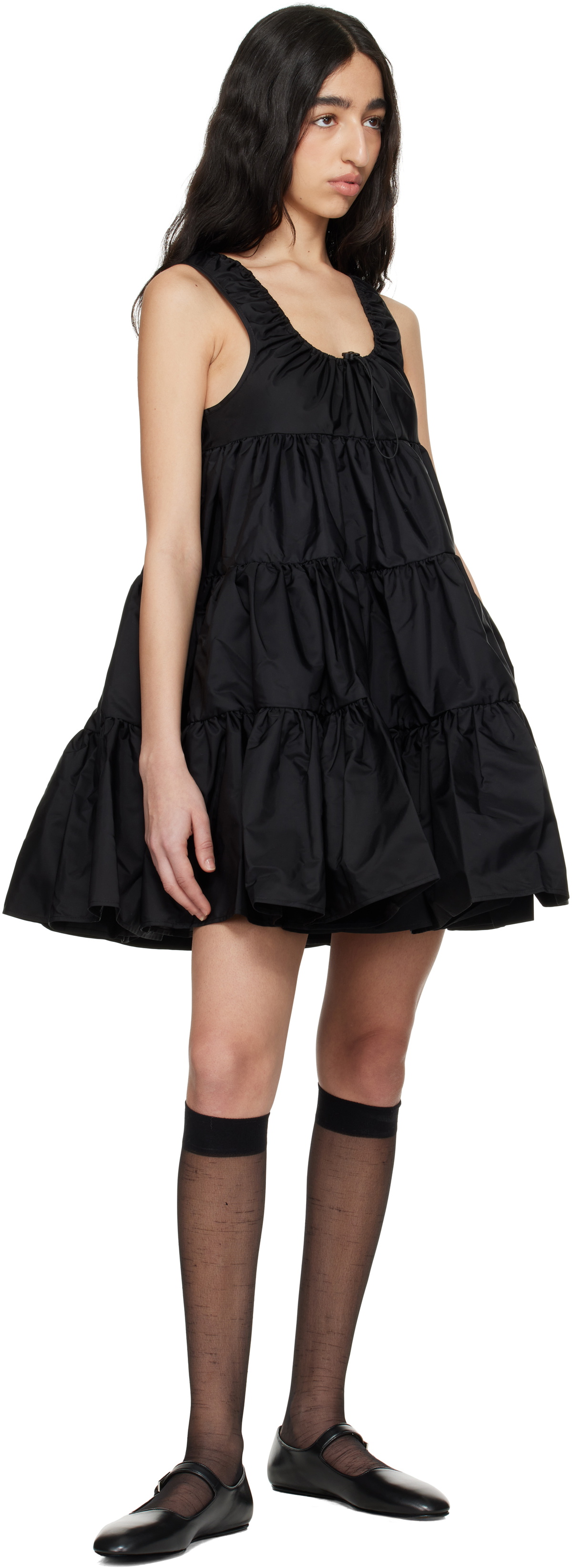 Cecilie Bahnsen Black Aino Minidress