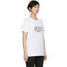 Balenciaga White New Balenciaga Logo T-Shirt