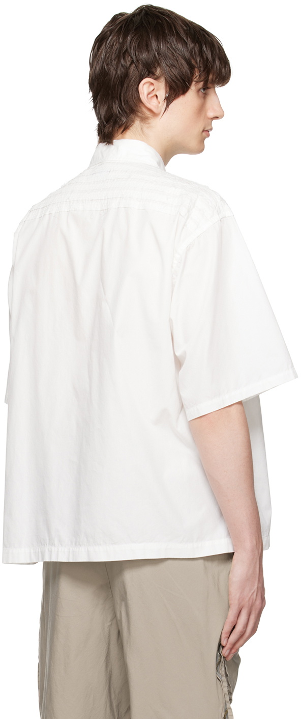 Undercoverism White Saddle Shoulder Shirt