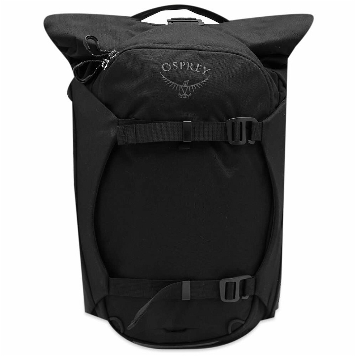 Photo: Osprey Metron 22 Roll Top Backpack in Black
