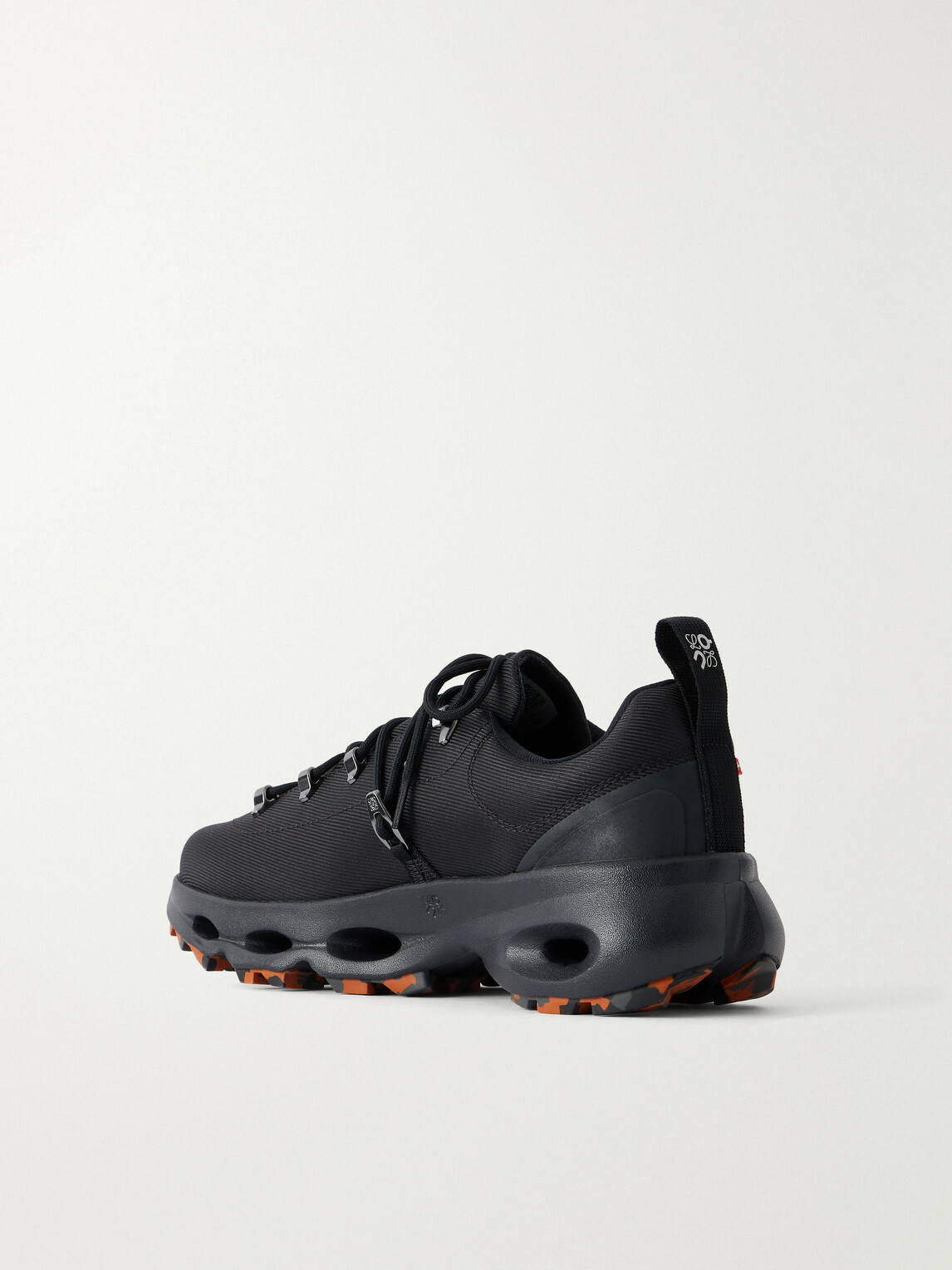 LOEWE - On Cloudsolo Hiker Rubber-Trimmed Twill Sneakers - Black