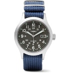 Timex - Allied Stainless Steel and Nylon-Webbing Watch - Men - Navy