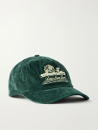 Aimé Leon Dore - Unisphere Embroidered Cotton-Blend Corduroy Baseball Cap - Green