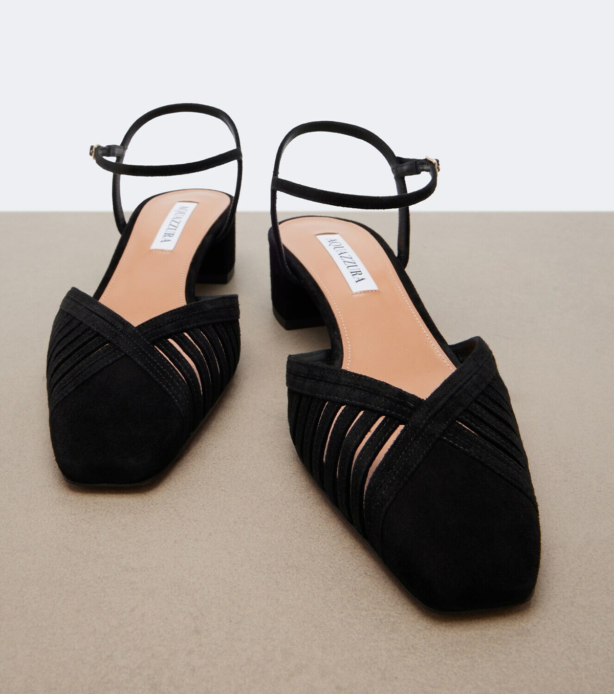 Aquazzura Yara suede pumps